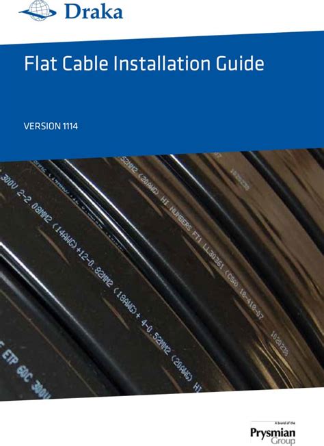 Flat Cable Installation Guide 